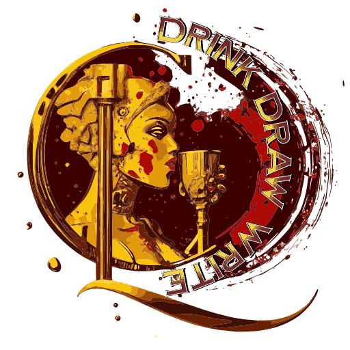Haunted Tech WordPress block theme — dark art-deco design with gold accents and CRT effects
